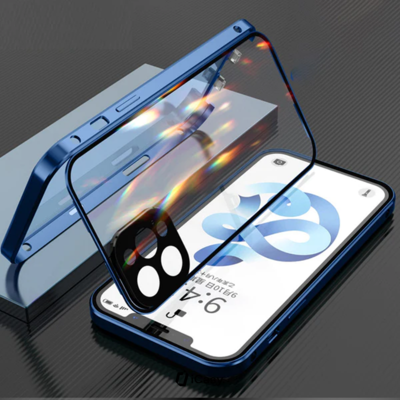 Case Magnética Blindada para iPhone - Doble Protección 360º