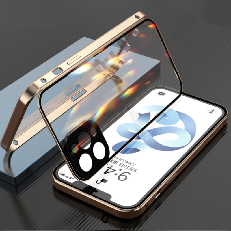 Case Magnética Blindada para iPhone - Doble Protección 360º