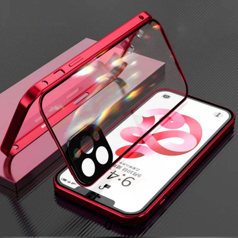 Case Magnética Blindada para iPhone - Doble Protección 360º