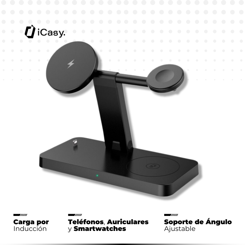 Cargador 4 en 1 por Inducción - iCharger