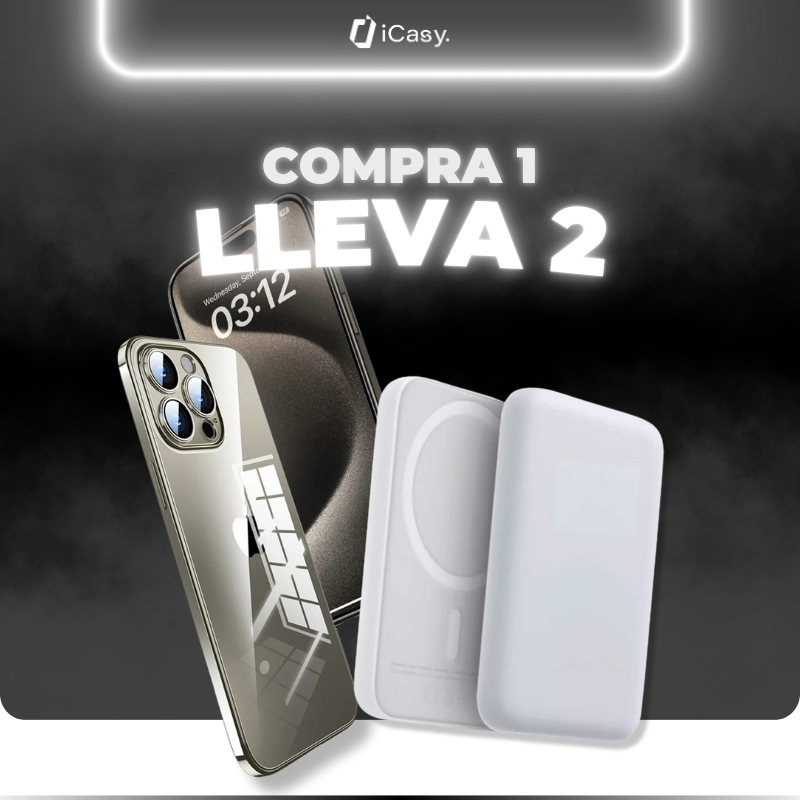 Combo Case UltraProtect + Cargador Portátil Compra 1 y Lleva 2